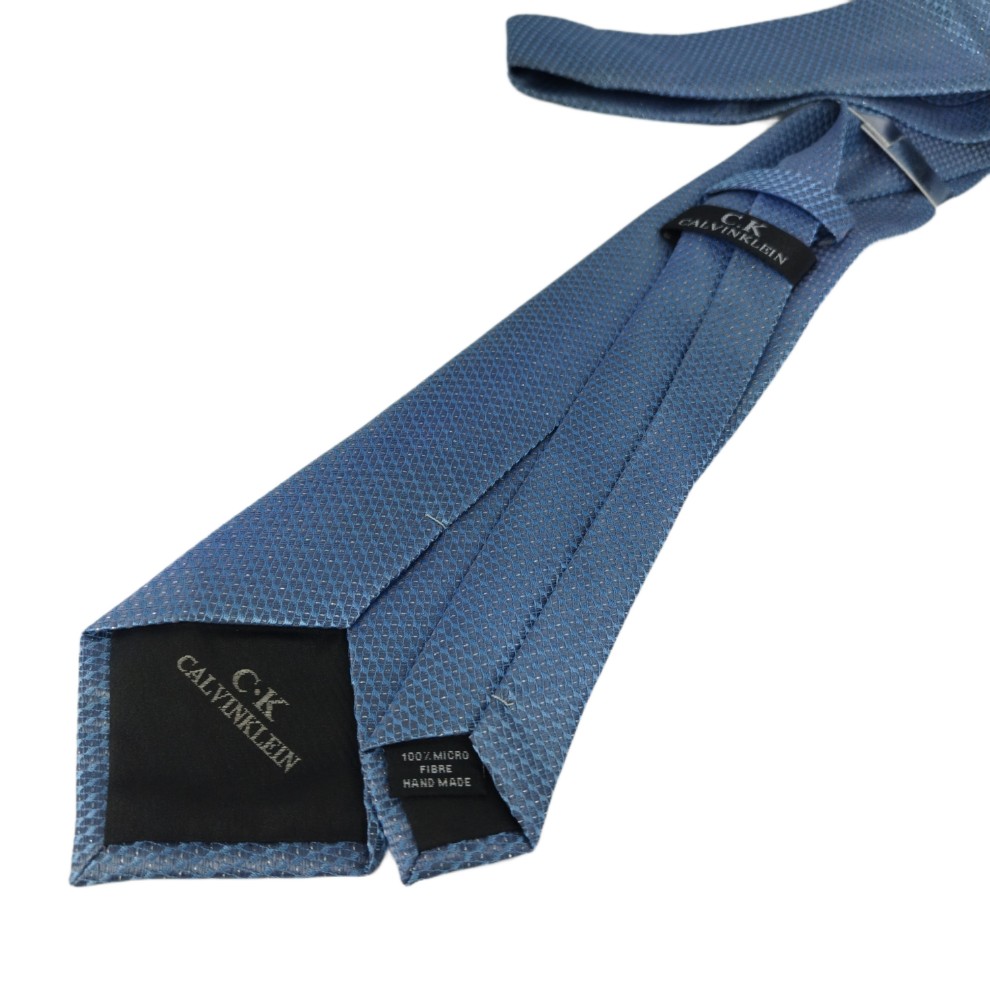 کراوات Calvin Klein آبی ساده - تصویر 2
