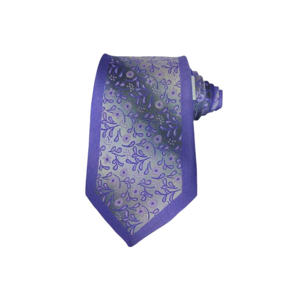 کراوات Burberry بنفش طرح گل